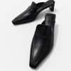 ST. AGNI Heeled Loafer - Black | Loafers