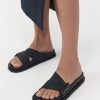 ST. AGNI Everyday Stretch Slide - Black | Slides