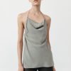 ST. AGNI Adjustable Strap Top - Shadow | Tops