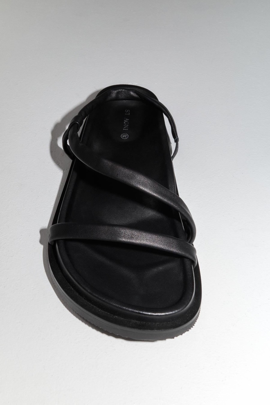 ST. AGNI Twist Sandal - Black | Sandals