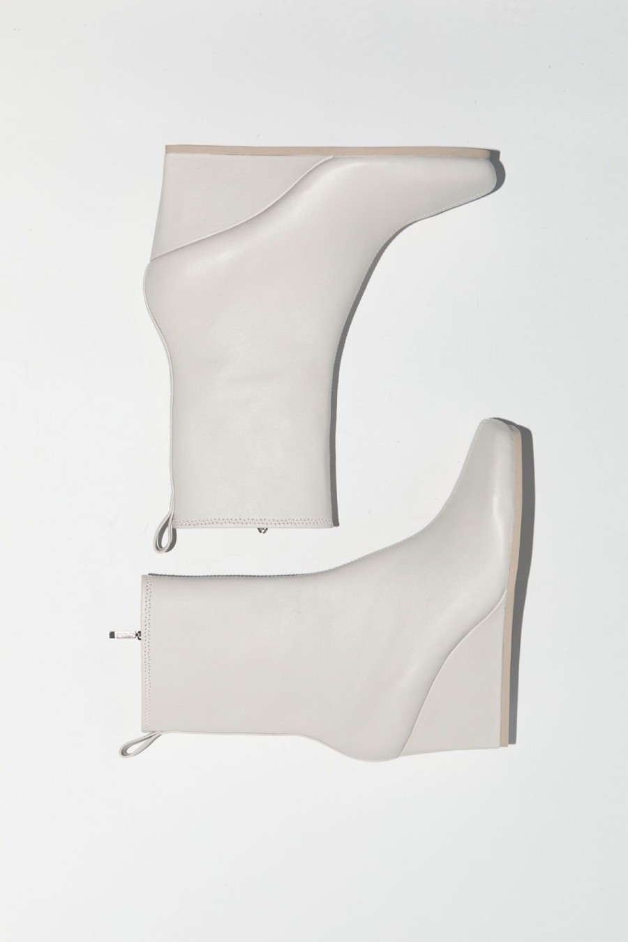 ST. AGNI Wedge Boot - Cool White | Boots