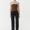 ST. AGNI 90s Panelled Pants - Black | Tailoring