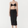 ST. AGNI Belted Pencil Skirt - Black | Skirts