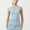 ST. AGNI Organic Cotton Singlet - Stone Blue | Uni