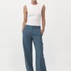 ST. AGNI Carter Trousers - Slate | Tailoring