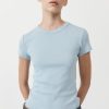 ST. AGNI Organic Cotton Baby Tee - Stone Blue | T-Shirts