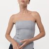 ST. AGNI Bustier Top - Grey Heather | Tops