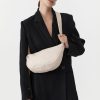 ST. AGNI Soft Crescent Bag - Ecru | Bags