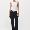 ST. AGNI Deconstructed Trousers - Black | Pants