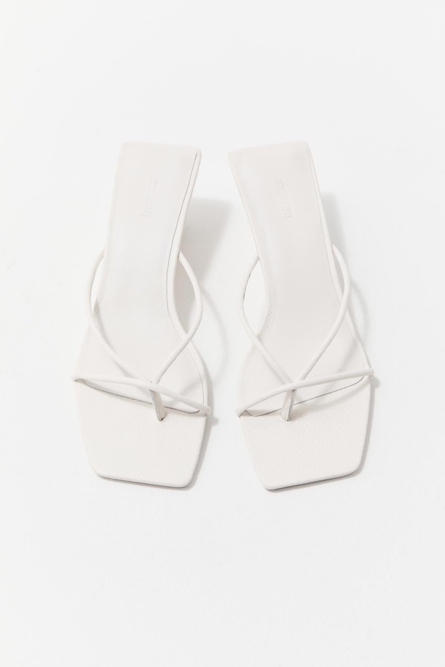 ST. AGNI Minimal Low Wedge - White | Wedges