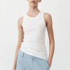 ST. AGNI Organic Cotton Singlet - White | Singlets