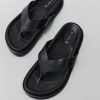 ST. AGNI Thong Slide - Black | Slides