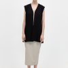 ST. AGNI Oversized Vest - Black | Tailoring