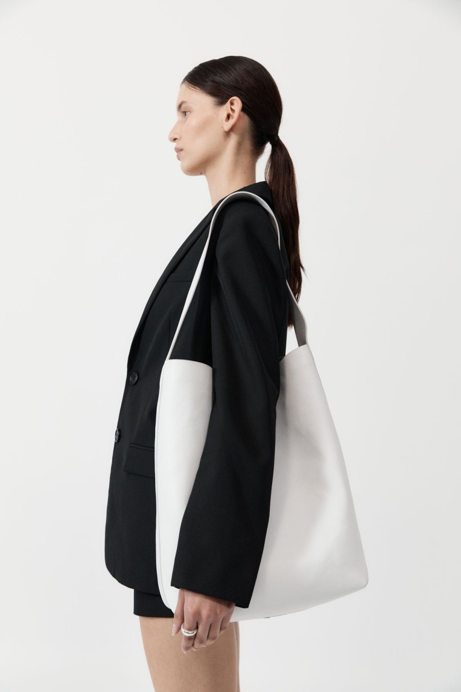 ST. AGNI Minimal Everyday Bag - White | Bags