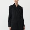 ST. AGNI Wrap Blazer - Black | Jackets