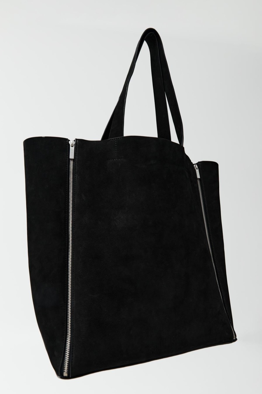 ST. AGNI Zip Tote Bag - Black | Bags