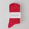 ST. AGNI Her Socks - Classic Red - By Le Bon | Socks