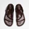 ST. AGNI Twist Sandal - Chocolate | Sandals