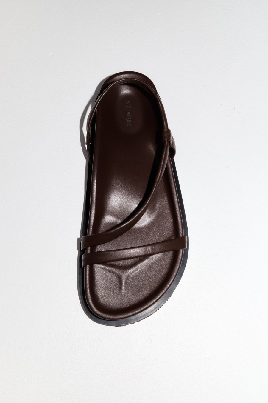 ST. AGNI Twist Sandal - Chocolate | Sandals