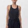 ST. AGNI Organic Cotton Everyday Tank - Black | Singlets