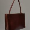 ST. AGNI Minimal Mini Tote - Antique Tan | Bags