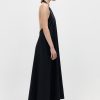 ST. AGNI Ring Detail Halter Dress - Black | Dresses