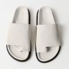 ST. AGNI Loe Suede Slide - Cool White | Slides