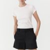 ST. AGNI Tailored Shorts - Black | Tailoring