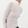 ST. AGNI Second Skin Knit Top - White | Knitwear