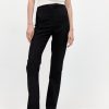 ST. AGNI Slim Panelled Trousers - Black | Pants