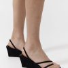 ST. AGNI Spiral Wedge - Black | Heels