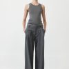 ST. AGNI Organic Cotton Singlet - Pewter Grey | Singlets