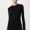 ST. AGNI Raw Edge Mini Dress - Black | Dresses