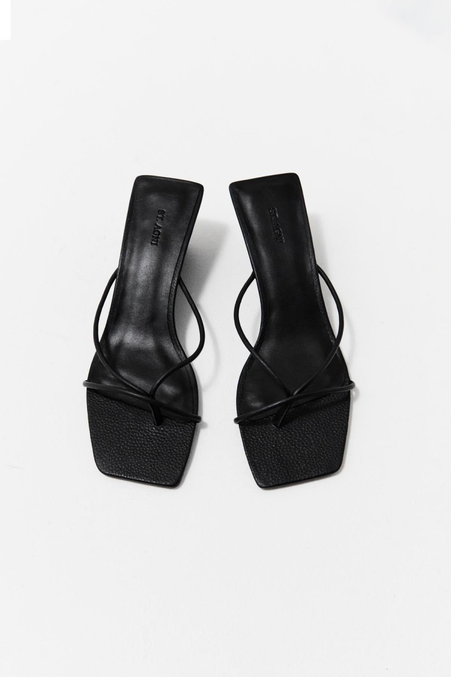 ST. AGNI Minimal Low Wedge - Black | Wedges