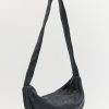 ST. AGNI Woven Crescent Bag - Black | Bags