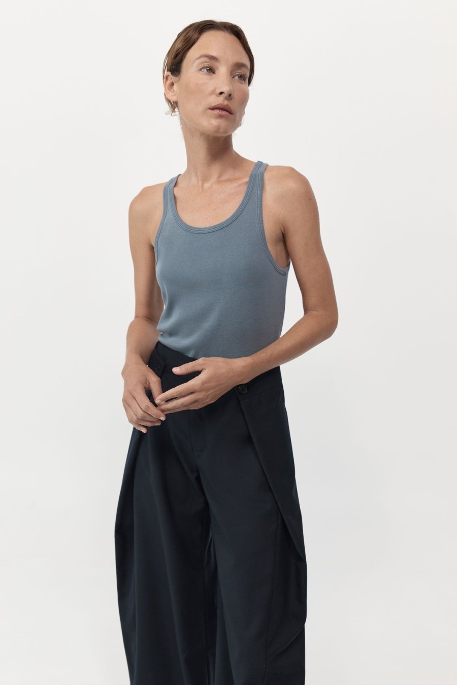 ST. AGNI Organic Cotton Everyday Tank - Diesel Grey | Uni