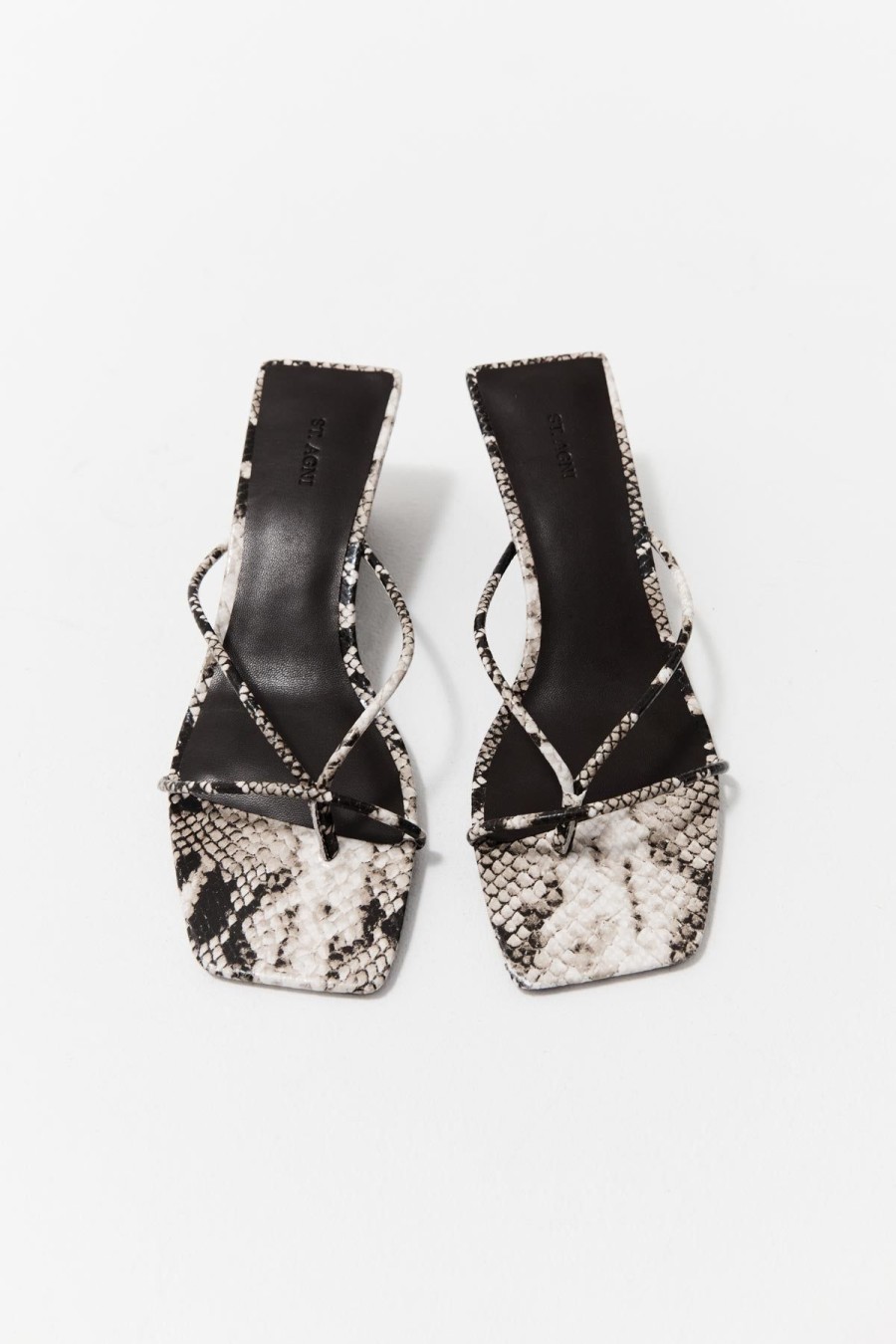 ST. AGNI Minimal Low Wedge - Python | Heels