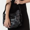 ST. AGNI Woven Mini Tote - Black | Bags