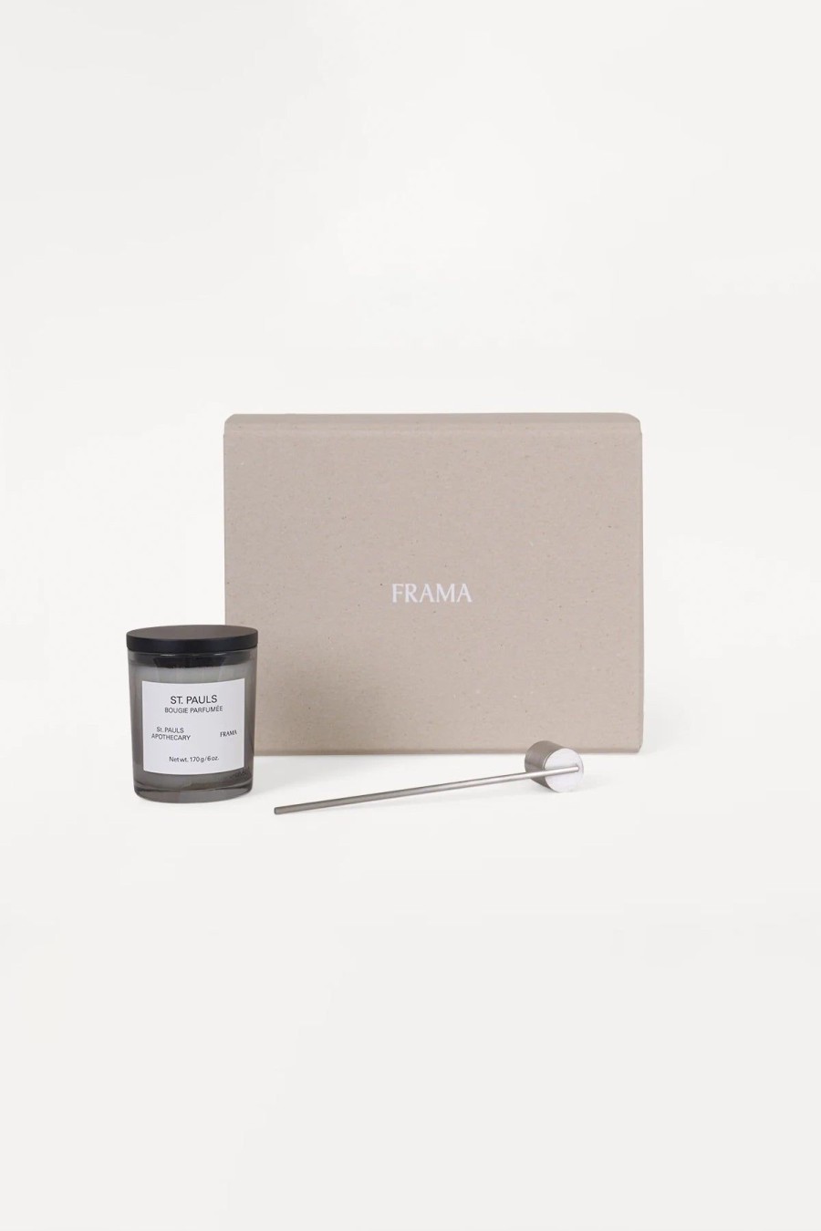 ST. AGNI Frama Gift Box: St Pauls | Scented Candle 170g + Snuffer by FRAMA | Candles