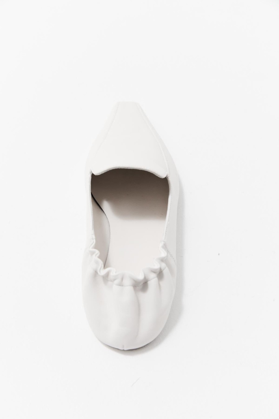 ST. AGNI Flat Loafer - White | Loafers