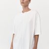 ST. AGNI Deconstructed T-Shirt - White | T-Shirts