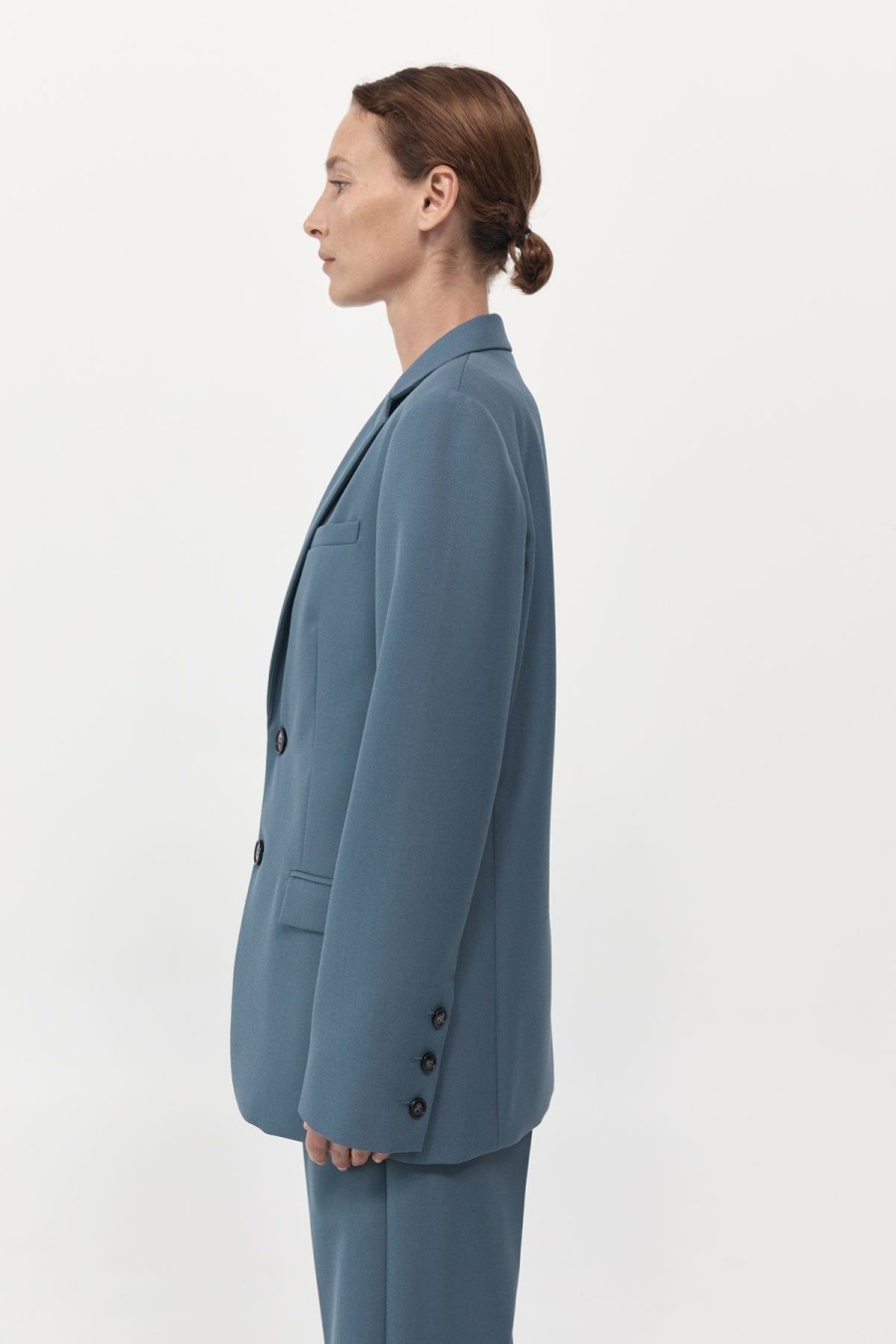 ST. AGNI Carter Blazer - Slate | Tailoring