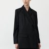 ST. AGNI Wrap Blazer - Black | Tailoring