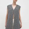 ST. AGNI Twill Vest - Ink Twill | Tops