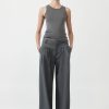 ST. AGNI Organic Cotton Singlet - Pewter Grey | Basics