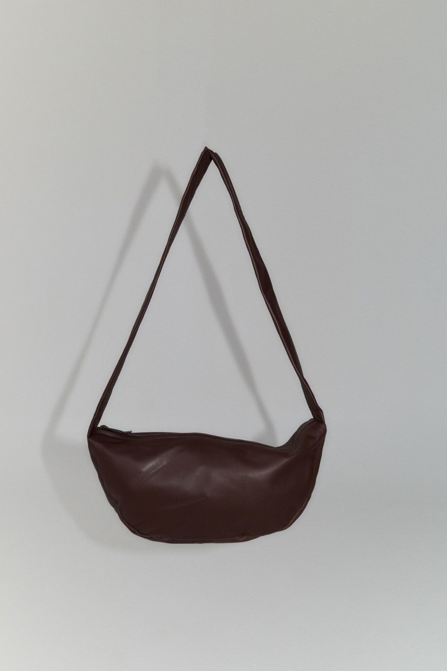 ST. AGNI Soft Crescent Bag - Chocolate | Bags