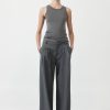 ST. AGNI Organic Cotton Singlet - Pewter Grey | Uni