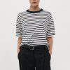 ST. AGNI Copain Knit Tee - Brenton Stripe | T-Shirts