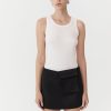 ST. AGNI Utilitarian Pocket Mini Skirt - Black | Tailoring