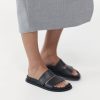 ST. AGNI Cut Out Slide - Black | Slides